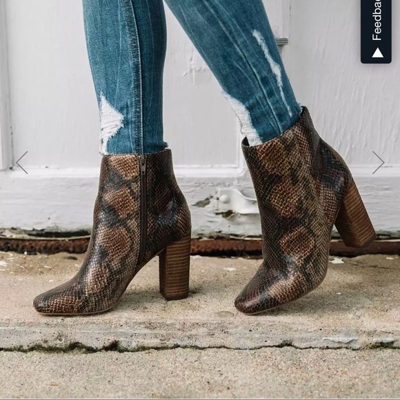 Zigi Soho Faux Snakeskin Ankle Boot - Picture 6 of 7